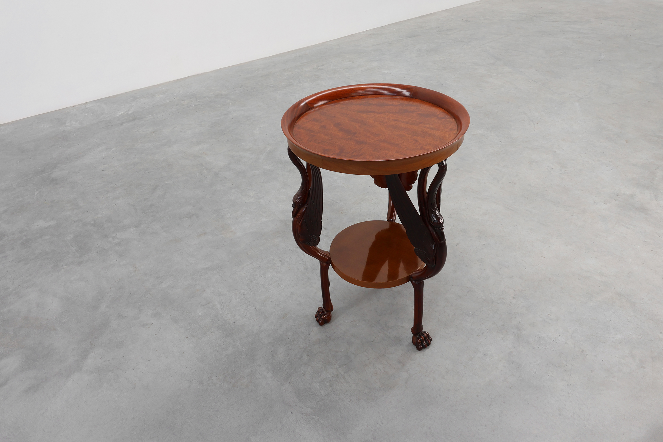 French Empire Side Table in Carved Wood, circa 1850thumbnail